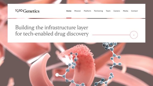 1910 Genetics - Intelligent drug discovery platform with automated lab for faster therapy development - Logo