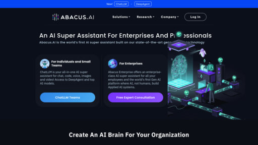 Abacus.AI - Plateforme IA d'entreprise pour création de modèles et automatisation - Logo