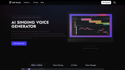 ACE Studio - Síntesis vocal musical inteligente con voces personalizables - Logo