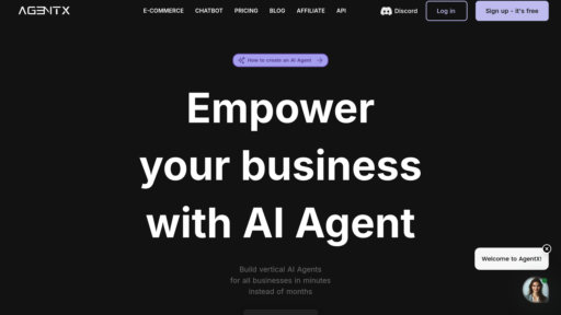 AgentX - No-code AI platform for creating and deploying conversational agents - Logo
