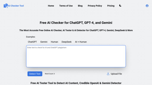 AI Checker Tool - Vérificateur de contenu intelligent détecte plagiat et authenticité - Logo