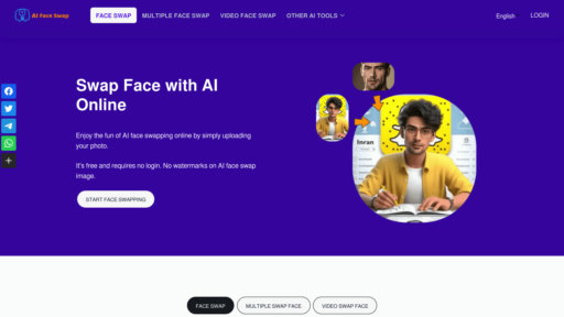 AI Face Swap - 免费在线AI换脸，照片视频一键替换 - Logo
