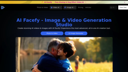 AI Facefy - Transformez vos photos en vidéos animées avec technologie faciale intelligente - Logo