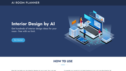 AI Room Planner - Planificador de interiores inteligente - Genera distribuciones personalizadas al instante - Logo