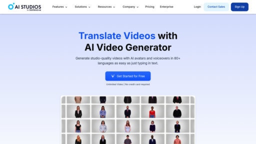 AI Studio - Creación de videos con avatares digitales y síntesis de voz multilingüe - Logo