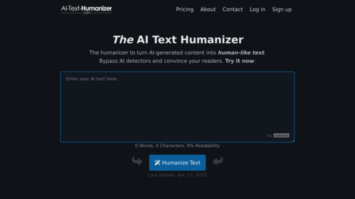 AI Text Humanizer - Convertir texto IA en escritura humana, superar detectores y mantener SEO - Logo