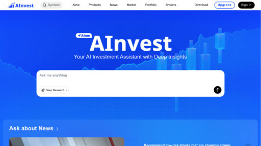 AInvest - Plataforma de inversión inteligente con selección de acciones y gestión automática de cartera - Logo