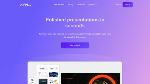 AiPPT - Générateur automatique de présentations PowerPoint et Google Slides optimisées - Logo