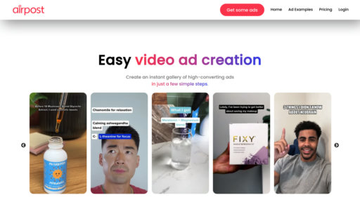 Airpost - Genera anuncios de video UGC auténticos para redes sociales automáticamente - Logo