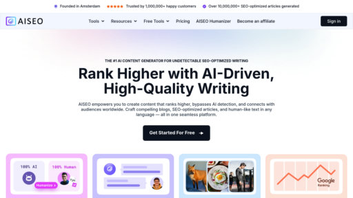 AISEO - Herramienta SEO inteligente - genera contenido largo optimizado automáticamente - Logo