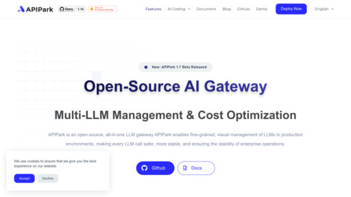 APIPark - Plataforma open-source de gestión API y gateway IA unificado - Logo