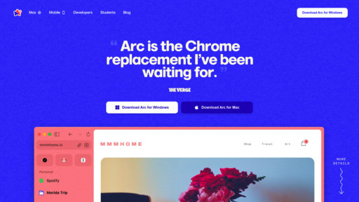 Arc Browser - Navegador inteligente con organización automática y protección de privacidad - Logo