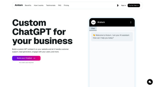 Arsturn - No-code chatbot builder with intelligent data capture for customer service - Logo