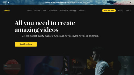 Artlist - Plataforma creativa con recursos libres de regalías y herramientas inteligentes - Logo