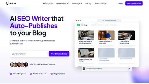 Arvow - Herramienta automática de creación de contenido SEO con generación multilingüe - Logo