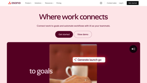Asana - Plataforma de gestión laboral con automatización y colaboración - Logo