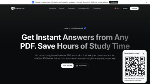 AskYourPDF - Chat with PDF documents, generate summaries and manage files automatically - Logo