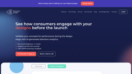 Attention Insight - Análisis predictivo de diseños con mapas de calor para optimizar la experiencia - Logo
