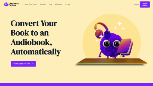 Audie AI - Síntesis de voz inteligente y clonación para crear audiolibros profesionales - Logo