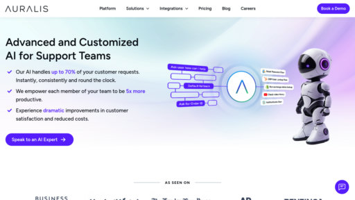 Auralis AI - Plataforma de servicio al cliente con consultas automatizadas y gestión de tickets - Logo