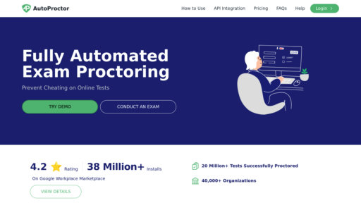 AutoProctor - Sistema de vigilancia de exámenes en tiempo real, integración multiplataforma - Logo