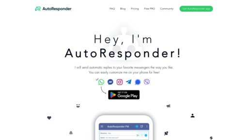 AutoResponder AI - Messagerie automatisée intelligente pour répondre automatiquement sur toutes les plateformes - Logo