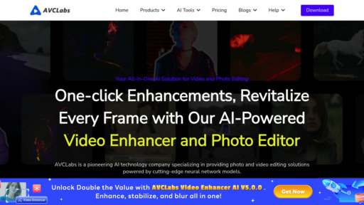 AVCLabs AI - Mejorador de fotos y videos - Aumenta calidad y restaura detalles - Logo