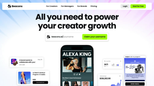 Beacons AI - 创作者智能平台，整合变现工具与品牌主页 - Logo