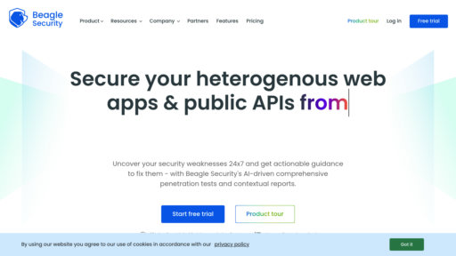 Beagle Security - Plataforma automatizada de pruebas de penetración para aplicaciones web y API - Logo