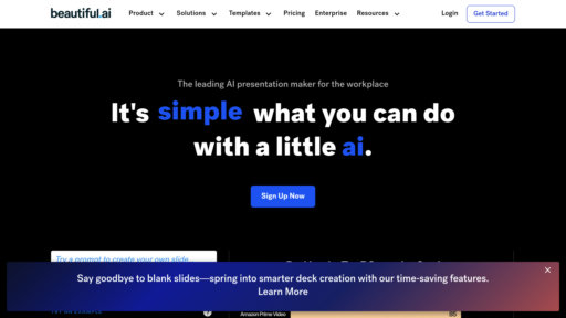 Beautiful.ai - 智能演示设计工具，自动排版生成专业幻灯片 - Logo