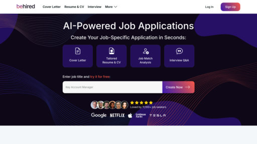 Behired - Asistente búsqueda empleo inteligente: crea currículums y cartas presentación automáticamente - Logo