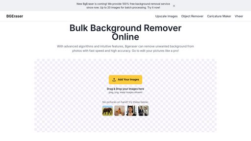BgEraser - Eliminar fondos de imágenes automáticamente con procesamiento por lotes - Logo