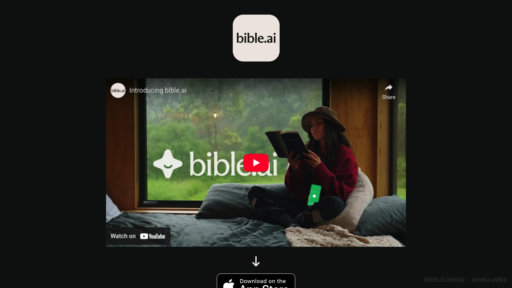 bible.ai - Estudio bíblico inteligente con diálogos de voz y guía espiritual personalizada - Logo