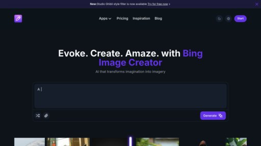 Bing Image Creator - Generador de imágenes Microsoft: Crea ilustraciones desde texto - Logo