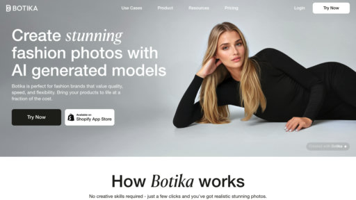 Botika - Fotografía con modelos virtuales para marcas moda, crea imágenes e-commerce profesionales - Logo