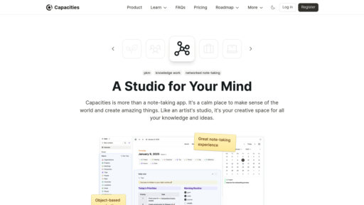 Capacities - Estudio de gestión del conocimiento con objetos inteligentes y sincronización de calendario - Logo