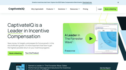 CaptivateIQ - Logiciel de commissions avec plans incitatifs automatisés et analyses en temps réel - Logo