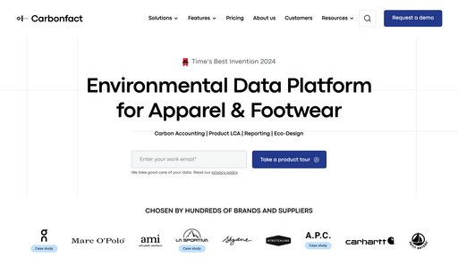 Carbonfact - Gestión de carbono para marcas moda: seguimiento inteligente e informes automáticos - Logo