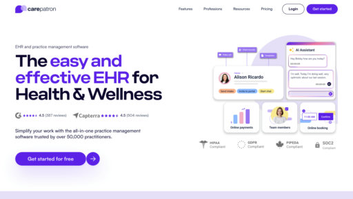 Carepatron - Plateforme de gestion médicale avec planification intelligente et télémédecine - Logo