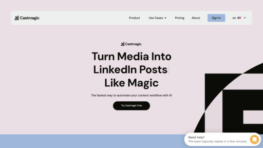 Castmagic - Convierte audio y video en texto y contenido para todas plataformas - Logo