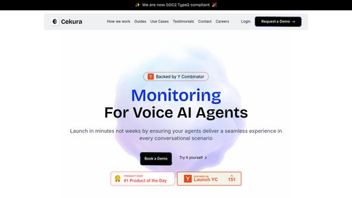 Cekura - Herramienta automatizada de verificación de documentación SaaS, detecta errores y ahorra tiempo - Logo