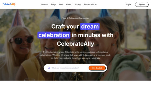 CelebrateAlly - Assistant événementiel intelligent - Organisation de fêtes personnalisées - Logo