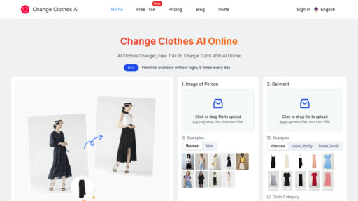 Change Clothes AI - 智能虚拟试衣工具，精准替换服装快速预览效果 - Logo