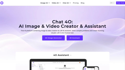 Chat 4O - Chat 4O: Generación inteligente de texto e imágenes creativas - Logo