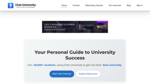 Chat University - Plataforma inteligente de solicitud universitaria con orientación personalizada - Logo