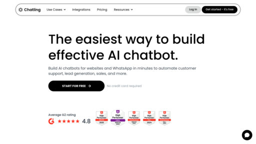 Chatling - 零代码智能聊天机器人，自动客服与业务增长 - Logo
