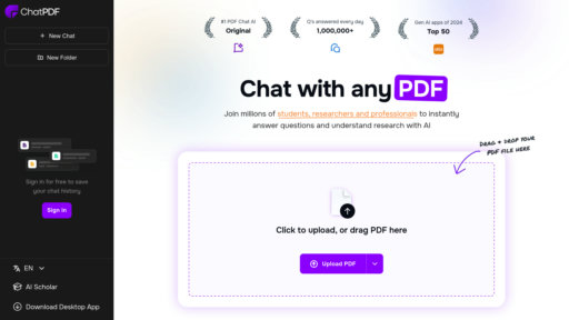 ChatPDF - Interrogez vos PDF pour obtenir réponses et résumés instantanés - Logo