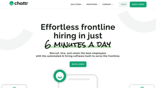 Chattr AI - Plataforma de contratación inteligente automatiza reclutamiento para retail hostelería - Logo