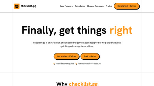 checklist.gg - Solución de gestión de flujos de trabajo para optimizar operaciones - Logo