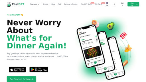 ChefGPT - Asistente culinario inteligente para recetas personalizadas y planificación - Logo